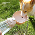 Portable Dog Water Bottle – Leak-Proof Travel Bottle with Food Compartment - pupsyy